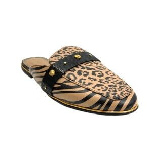 Disney Call It Spring Mule Size 6.5 M Purple Priderock Vegan Animal Print